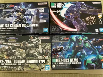 [ 미조립 ] HG 건담 프라모델 세트 4개 묶음 판매