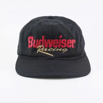 버드와이저 모자 캡 구제 의류 90s USA제 자수 블랙 레드 18414