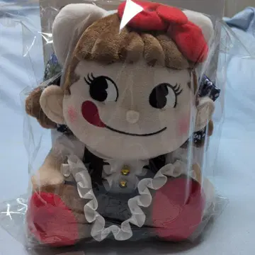 페코짱 헬로키티 앉아 봉제 인형 당선품 레어 미사용