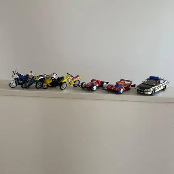 미니카 바이크 세트 다색 정크 부품용