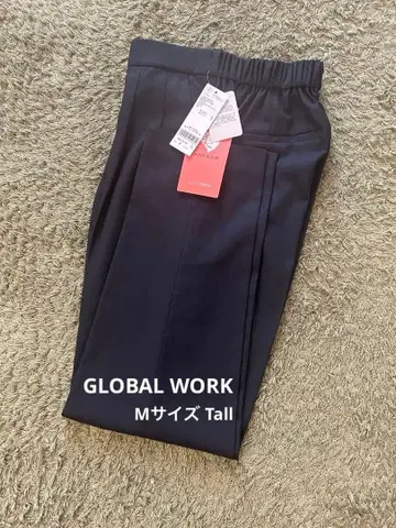 글로벌 워크 미 실루엣 테이퍼드 팬츠 TalI M 사이즈 네이비