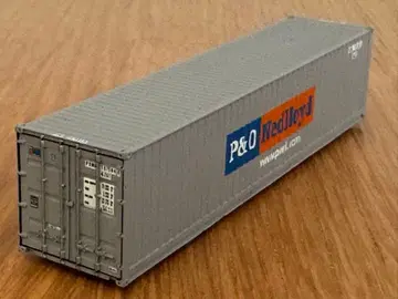 P&O Nedlloyd 컨테이너 모형 N 게이지 철도 모형