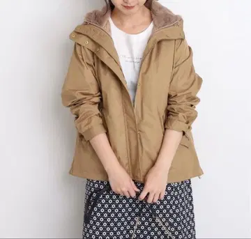 슬로브 이에나 마운틴 후드티 퀼팅 라이너 포함 38 베이지