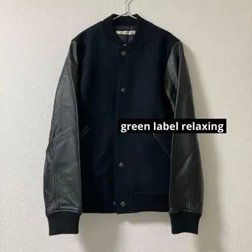 신춘 특가 그린 라벨 릴랙싱 블랙 네이비 점퍼 블루종 38 M