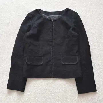 MASAKI MATSUSHIMA 노카라 트위드 자켓 라메 혼방 9호