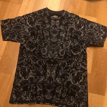 ROCK STAR M 사이즈 티셔츠 블랙