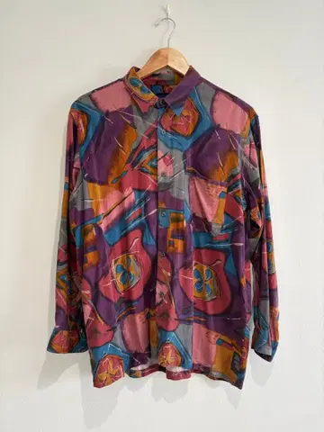 [ 구제 의류 ] 올 패턴 셔츠 멀티 컬러 셔츠 남성용 여성용