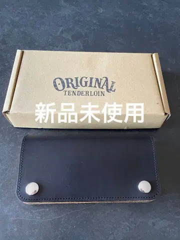 새상품 ORIGINALTENDERLOIN 블랙 장지갑 지갑 남성용