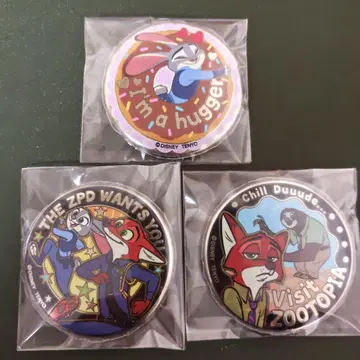 주토피아 금 배지 주디 닉 플래시 미사용 새상품