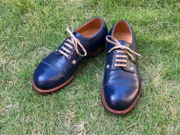 부히 슈즈 키드 가죽 플레인토 레드윙 처치 존 롭