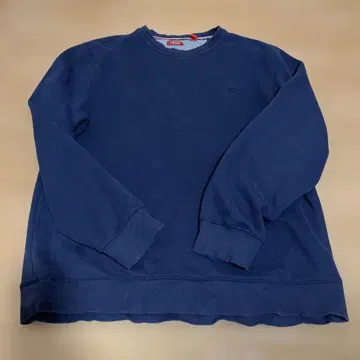 IZOD 맨투맨 navy 빈티지 원 포인트
