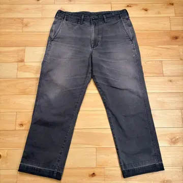 현행 랭글러 치노 팬츠 블랙 페이드 팬츠