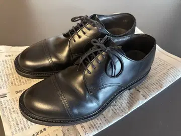 [ 새상품급 ] REGAL 리 스트레이트 팁 굿이어 웰트 블랙 25.5