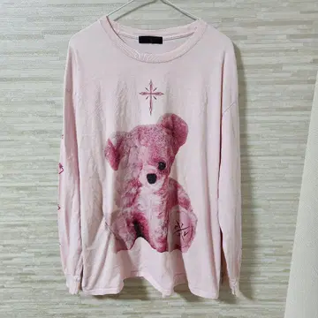 TRAVAS TOKYO FURRY BEAR 곰 빅 롱 T셔츠