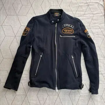 VANSON x TFOA 코튼 싱글 라이더 자켓 M 자수