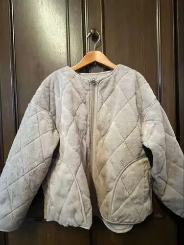 야마다야 그레이 퀼팅 리버서블 아우터 medoc 미사용 새상품