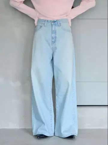 Ungrid 하이웨스트 루즈 데님 24