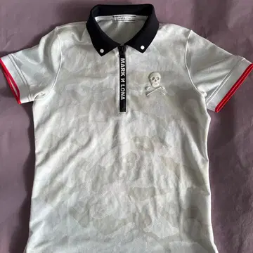 MARK & LONA 화이트 피케 셔츠