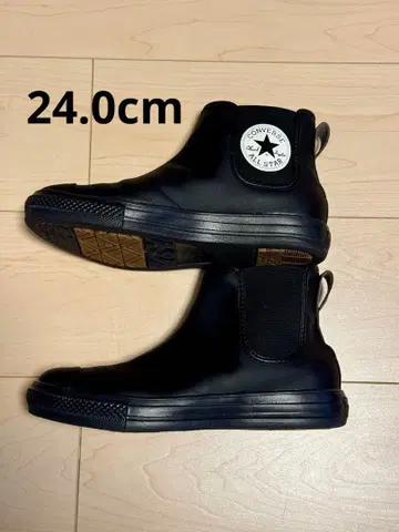 [ 비품 ] 컨버스 올스타 사이드 고어 부츠 24.0c 레인부츠