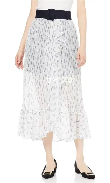 [ 0 사이즈 ] 스나이델 시어 플리츠 스카숏 팬츠 플리츠 스커트