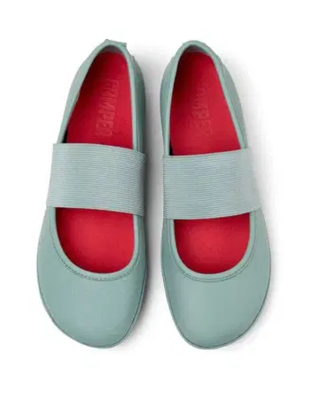 CAMPER RightNina 라이트니나 플랫슈즈 민트 그린 36