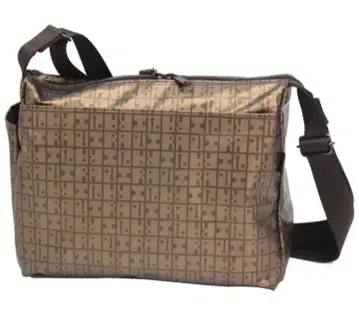 리얼 리얼 골드 나일론 숄더백