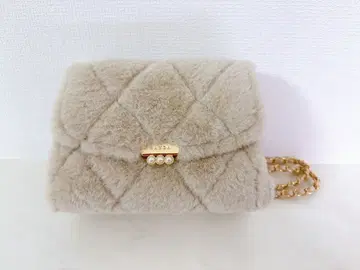 [ 새상품급 ] RANDA 2way 퀼팅 퍼 미니 백