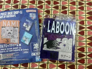 ONE PIECE BASE SHOP 복권 아크릴 블록 참 라분