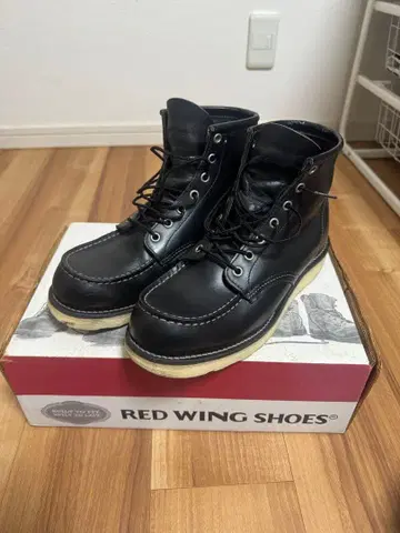 RED WING SHOES 워크 부츠 8E 블랙 8130