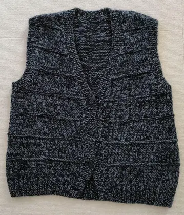 손뜨개질 프론트 오픈 베스트