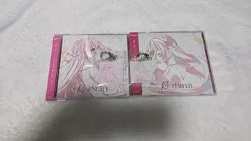 AZKi Re:Start / Re:Birth CD 세트 라쿠텐 특전 키링