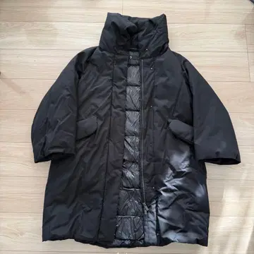 유니클로 +J 질 샌더 하이브리드 다운 코트 블랙 XS