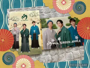 MRS. GREEN APPLE 제일복권 비주얼 시트 2매 세트