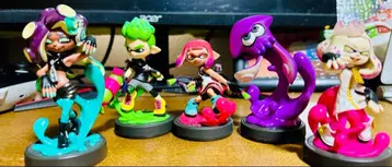 스프라툰2 amiibo 5체 세트