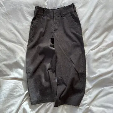 MHL. 울 코튼 크롭 팬츠