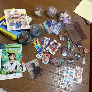 명탐정 코난 굿즈 세트 피규어 카드 스트랩