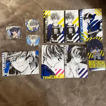 도쿄 에이리언즈 텐쿠바시 쇼 묶음 판매 세트 캔뱃지 엽서