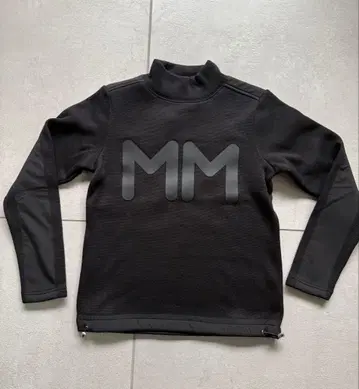 [새상품] muta MARINE 니트 절개 풀오버 블랙 여성 사이즈