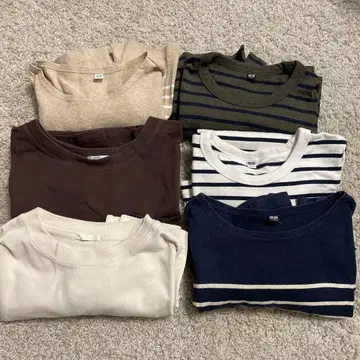 UNIQLO 티셔츠 롱티셔츠 묶음 판매