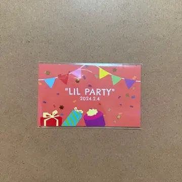 모모타 하야시마 LIL PARTY 메시지 카드
