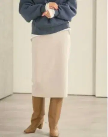 plage 니트 타이트 스커트 내추럴