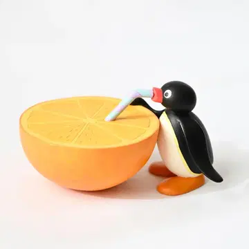 핑구 마스코트 폴리레진 오렌지