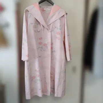 EN COTON 리메이크 코트 핑크 기모노