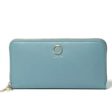JILL STUART 이터널 라운드 지퍼 장지갑/색스/스카이블루