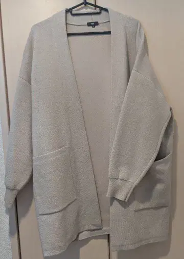 플라스테 가운풍 롱 가디건