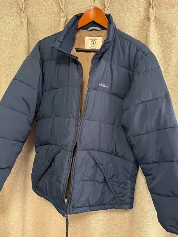 AIGLE 다운 자켓 블루 새상품급