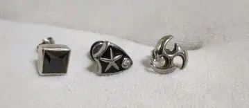 실버 캐주얼 귀걸이 세트