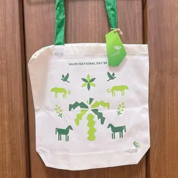 오사카 간사이 만박 사우디아라비아관 내셔널 데이 기념 토트백