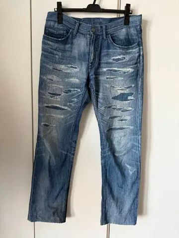 에포카 우오모 플리마켓 데미지 데님 46 코튼 100%