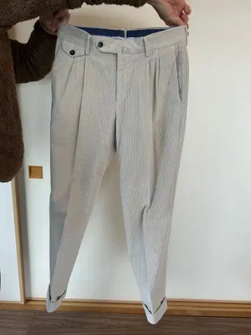 [ PT ] TRINO 라이트 베이지 코듀로이 슬랙스